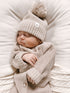 luna-luca-pom-beanie-heather-beige Luna and Luca Newborn Baby Clothes
